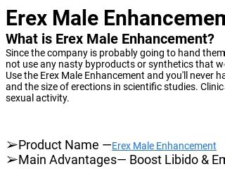 erex side effects|male enhancement for ed side effects.